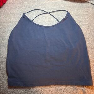 American Eagle Outfitters Navy Tank Top